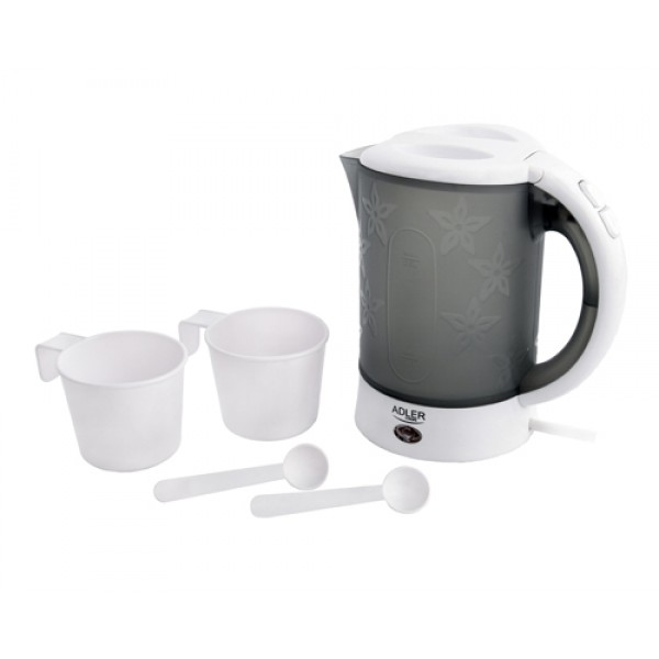 ADLER PLASTIC TRAVEL KETTLE 0,6L