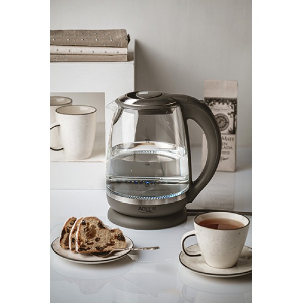 ADLER GLASS KETTLE 2,0L