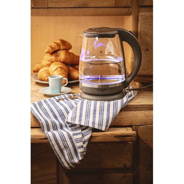 ADLER GLASS KETTLE 2,0L