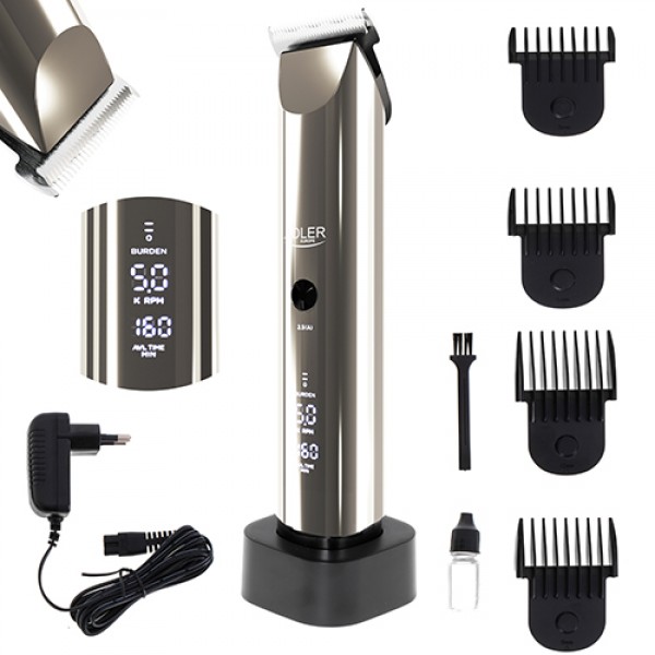 ADLER HAIR CLIPPER WITH LCD