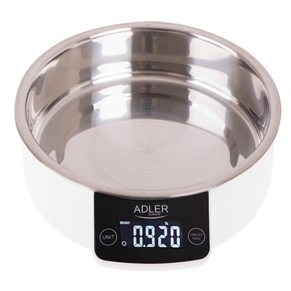 ADLER KITCHEN SCALE WITH A BOWL