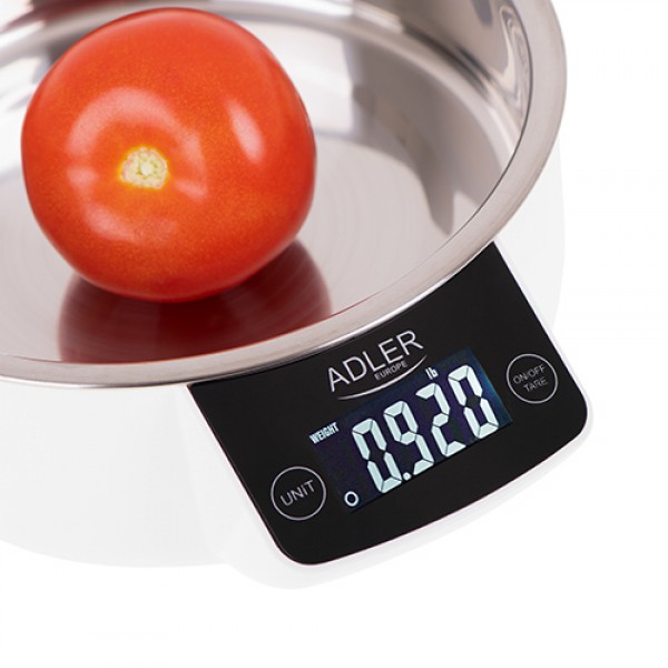 ADLER KITCHEN SCALE WITH A BOWL