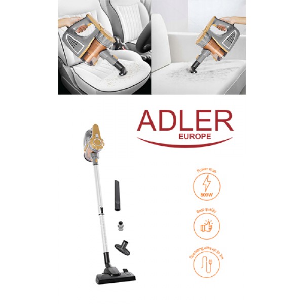 ADLER UPRIGHT VACUUM CLEANER - HANDHELD