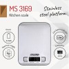 MESKO KITCHEN SCALE INOX BLACK