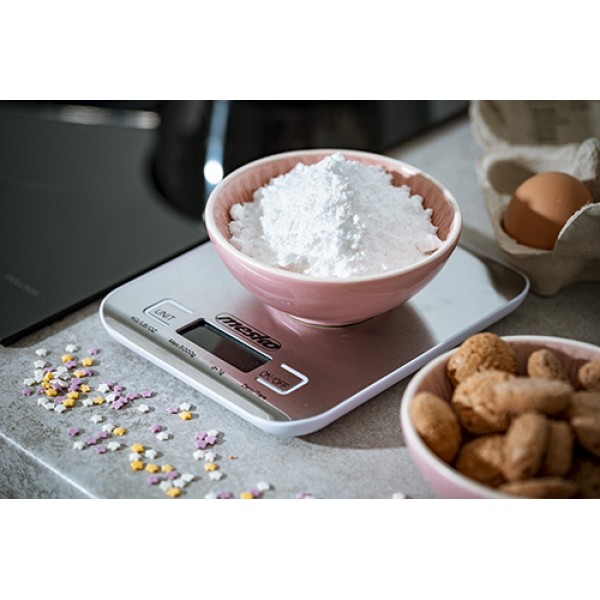 MESKO KITCHEN SCALE INOX WHITE