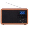 ADLER BLUETOOTH WOODEN RADIO DAB+ WITH REMOTE CONTROL