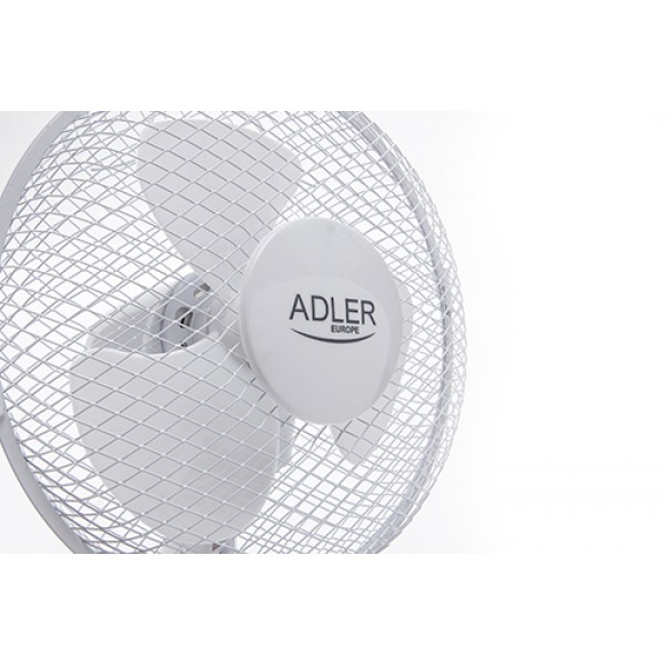 ADLER DESK FAN 23CM 22W~45W WHITE