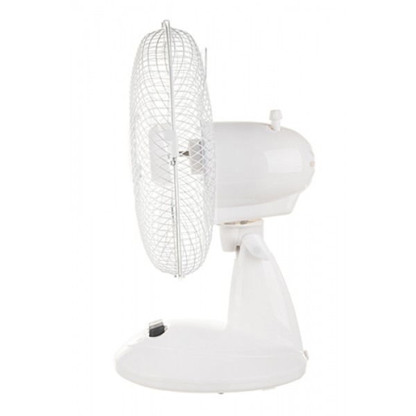 ADLER DESK FAN 23CM 22W~45W WHITE