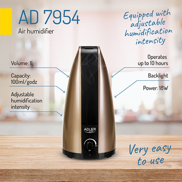 ADLER AIR HUMIDIFIER 1L