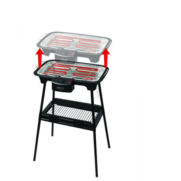 CAMRY ELECTRIC GRILL WITH REMOVABLE HEATER