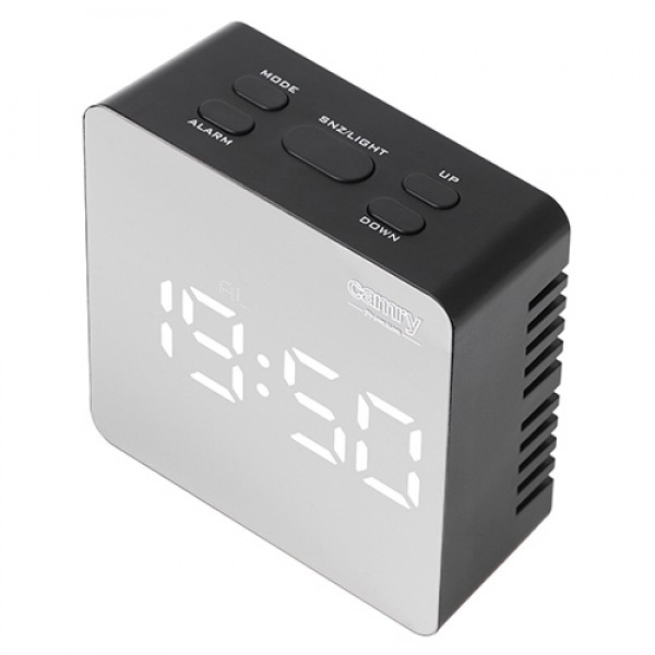 CAMRY LED ALARM CLOCK BLACK