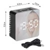 CAMRY LED ALARM CLOCK BLACK