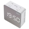 CAMRY LED ALARM CLOCK WHITE