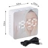 CAMRY LED ALARM CLOCK WHITE