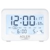 ADLER ALARM CLOCK WHITE