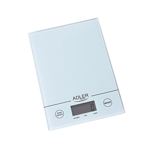 ADLER KITCHEN SCALE WHITE