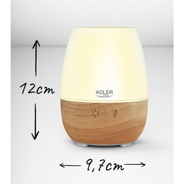 ADLER 3IN1 ULTRASONIC WOOD AROMA DIFFUSER