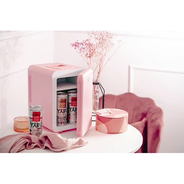 ADLER MINI FRIDGE 4L PINK