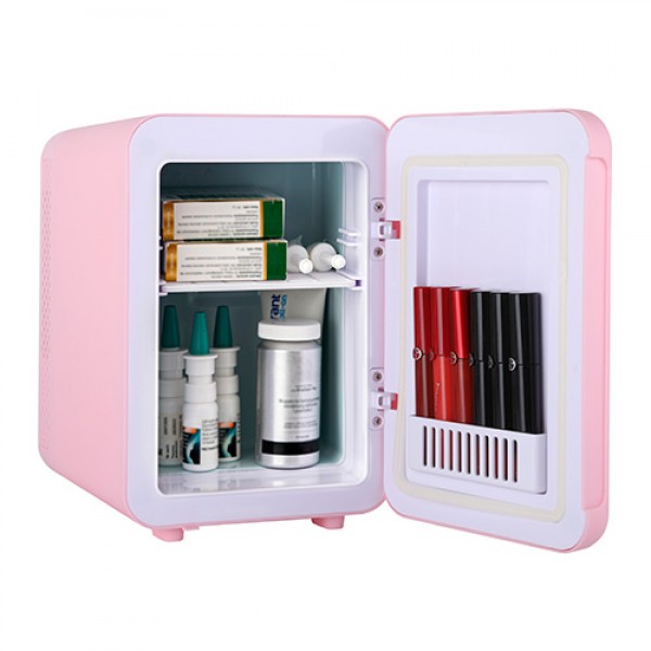 ADLER MINI FRIDGE 4L PINK