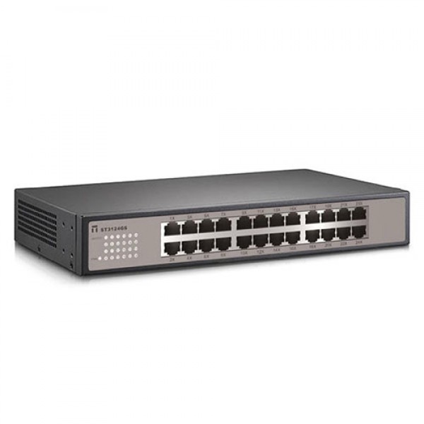 STONET 24 PORT GIGABIT ETHERNET RACKMOUNT SWITCH 10/100/1000Mbps