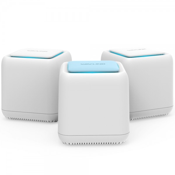 WAVLINK HALO BASE PRO AC1200 DUAL-BAND WHOLE HOME MESH WIFI SYSTEM WITH TOUCHLINK 3 PACK