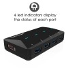 WAVLINK SUPERSPEED USB 3.0 4 PORT HUB WITH EXTRA 2,4A FAST CHARGING PORT