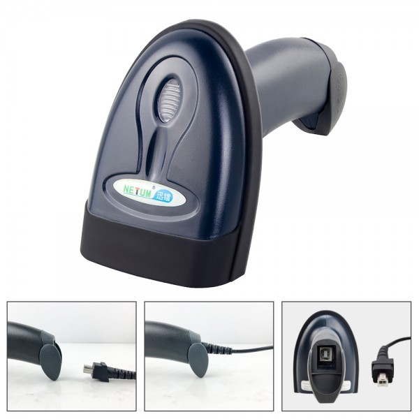 NETUM 3 IN 1 1D CCD WIRELESS BARCODE READER