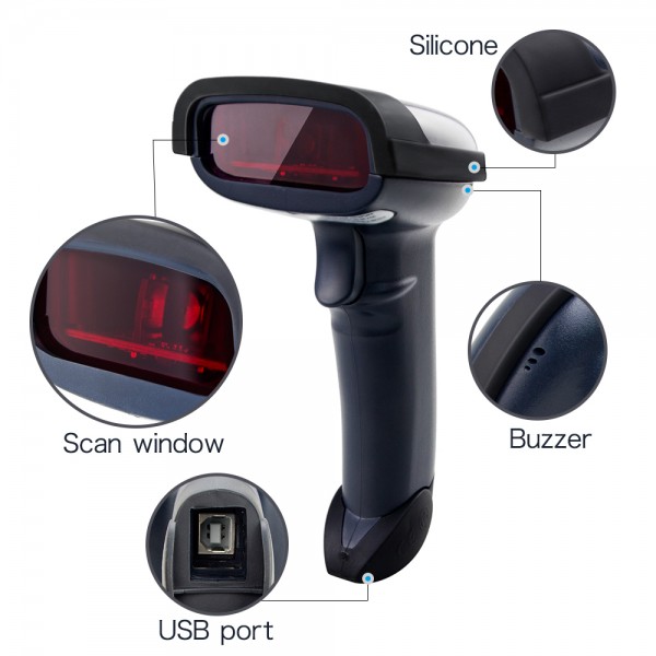 NETUM 3 IN 1 1D CCD WIRELESS BARCODE READER