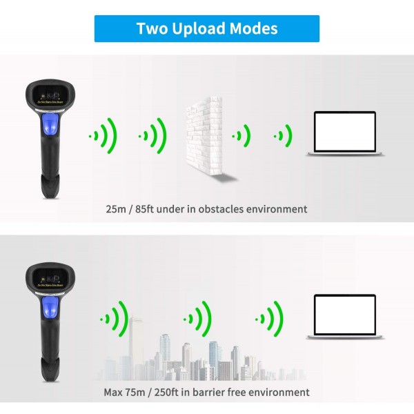 NETUM 2,4G WIRELESS CCD SCANNER WITH STAND