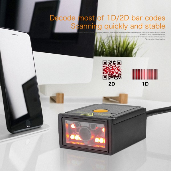 NETUM NT-90 INDUSTRIAL QR FIXED MOUNT BARCODE SCANNER