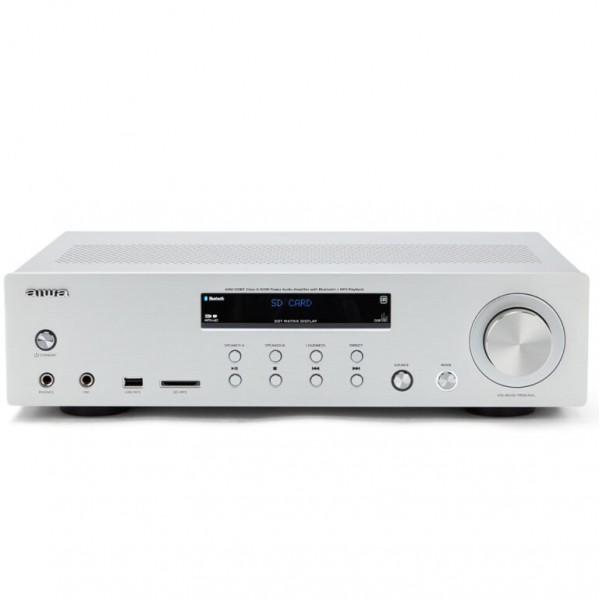 AIWA BLUETOOTH STEREO AMPLIFIER RMS 120W SILVER