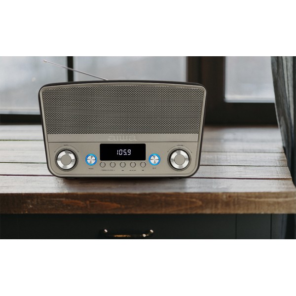 AIWA BLUETOOTH MULTIMEDIA HOME SPEAKER RMS 50W BROWN