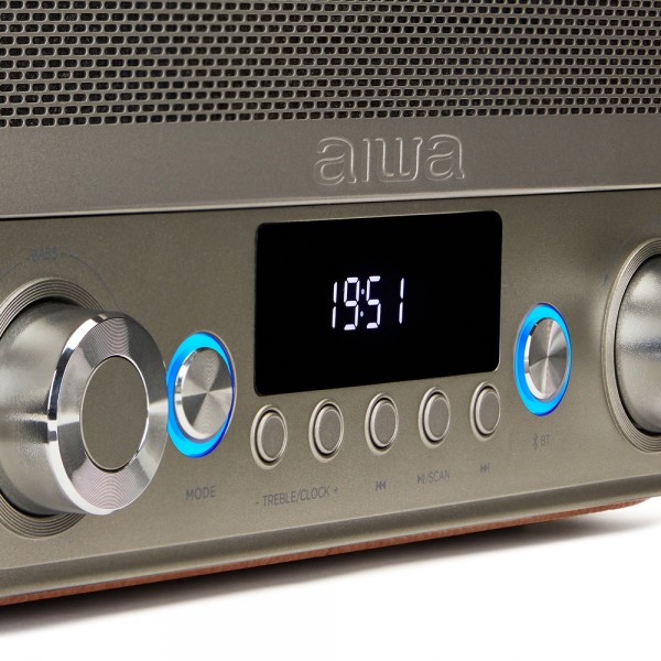 AIWA BLUETOOTH MULTIMEDIA HOME SPEAKER RMS 50W BROWN