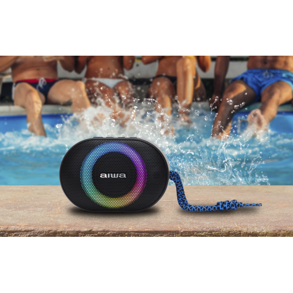 AIWA BLUETOOTH SPEAKER WITH RGB MULTI LIGHTING RMS 10W BLUE