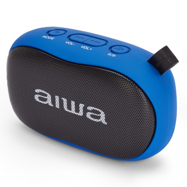 AIWA PORTABLE BLUETOOTH SPEAKER RMS 10W BLUE