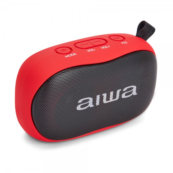 AIWA PORTABLE BLUETOOTH SPEAKER RMS 10W RED