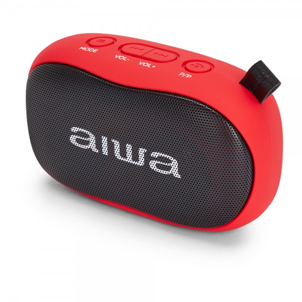 AIWA PORTABLE BLUETOOTH SPEAKER RMS 10W RED