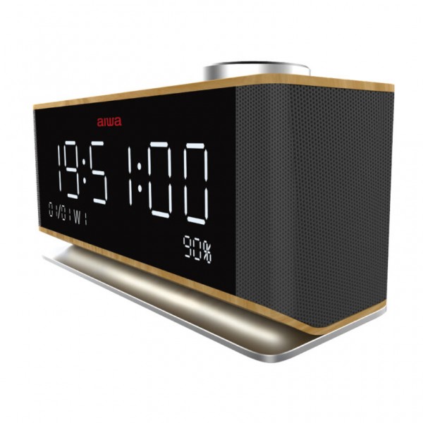 AIWA CLOCK RADIO BIG DISPLAY MULTIFUNCTIONAL RMS 15W