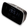 AIWA DUAL ALARM CLOCK RADIO WITH 2 CHARGING USB PORTS BLACK