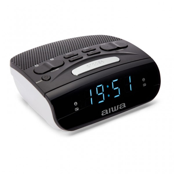 AIWA DUAL ALARM CLOCK WITH AM/FM PLL RADIO