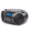 AIWA PORTABLE CD/MP3/USB/TAPE/BT WITH FM PLL RADIO BLACK