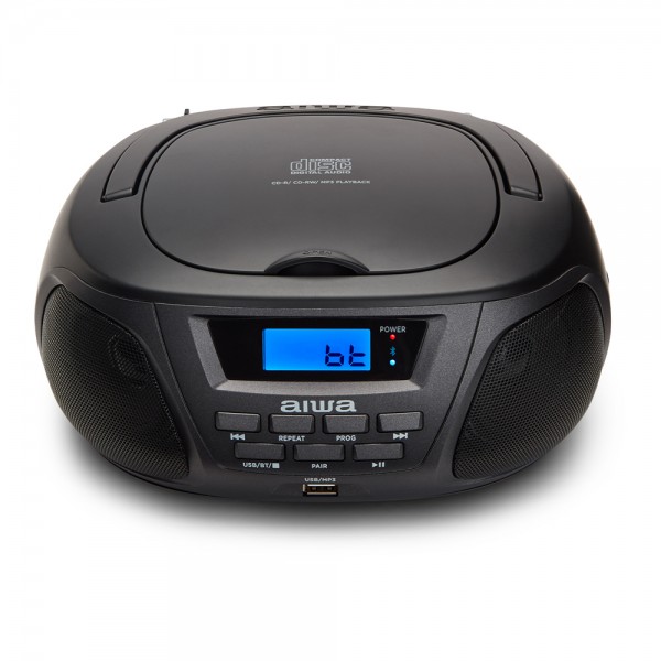 AIWA BLUETOOTH BOOMBOX CD/MP3 BLACK