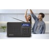 AIWA RADIO DAB+ FM-RDS WITH SPEAKER AND EARPHONES BLACK