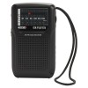 AIWA POCKET RADIO WITH EARPHONES BLACK