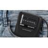 AIWA POCKET RADIO WITH EARPHONES BLACK