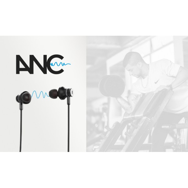 AIWA BT IN-EARPHONE NECKBAND WITH ANC BLACK