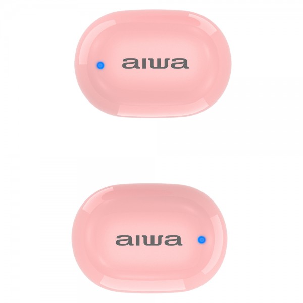 AIWA TWS IN-EARPHONES WITH MEMORY FOAM PINK