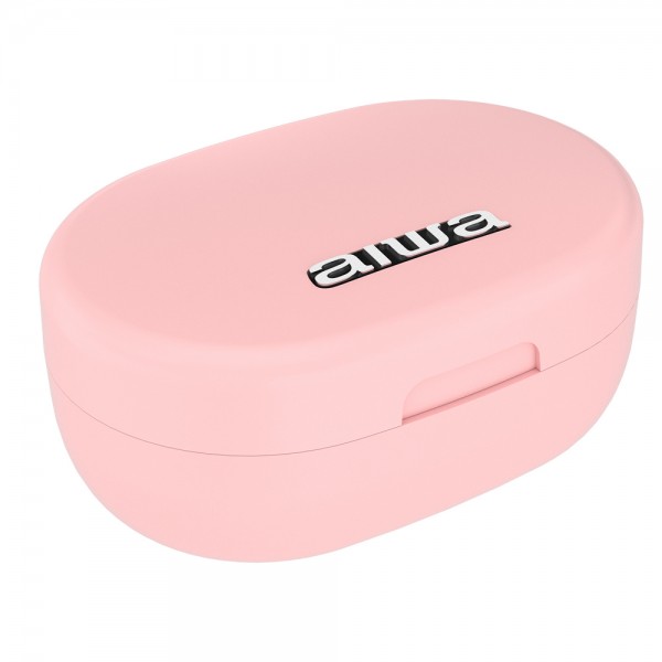 AIWA TWS IN-EARPHONES WITH MEMORY FOAM PINK