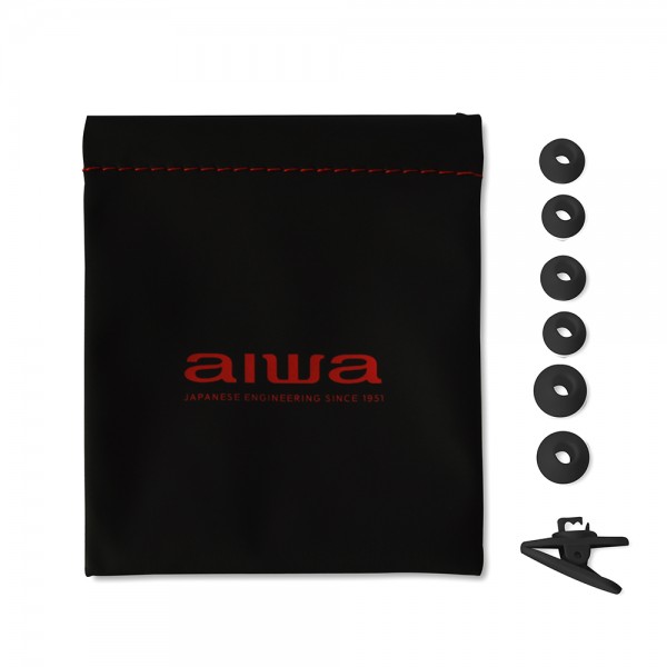 AIWA HI-RES 3,5MM IN-EARPHONE BLACK DIAMOND