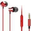 AIWA STEREO 3,5MM IN-EAR WITH REMOTE AND MIC RED